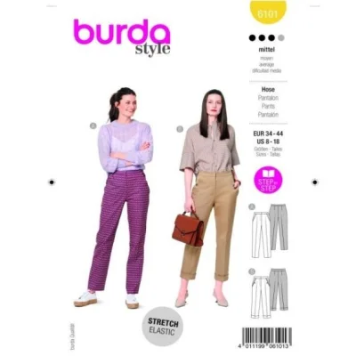 Patron Burda 6101 Pantalon