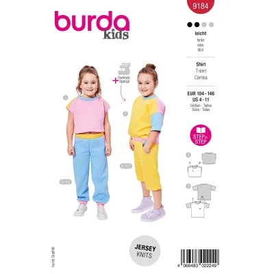 Patron Burda 9184 Chemise
