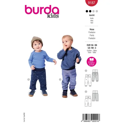 Patron Burda 9187 Pantalon