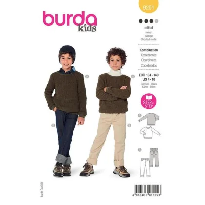Patron Burda 9251 Ensemble