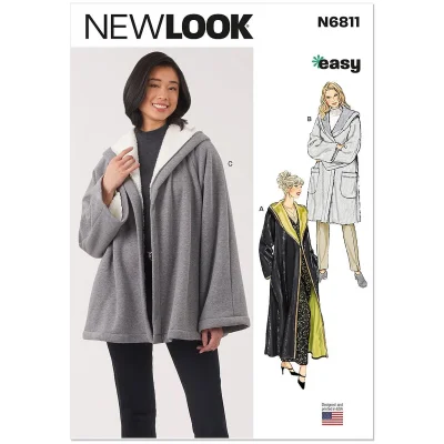 Patron New Look 6811 Manteau et veste