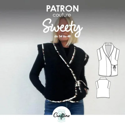 Patron Craftine Gilet Sweety