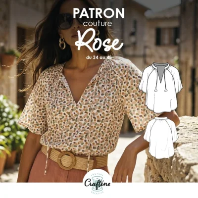 Patron Craftine Blouse Rose