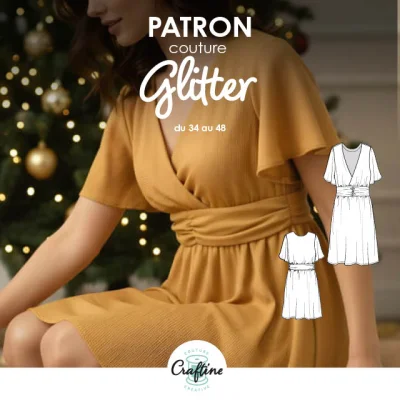 Patron Craftine Robe Glitter