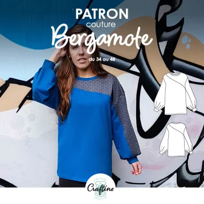 Patron Craftine Sweat Bergamote