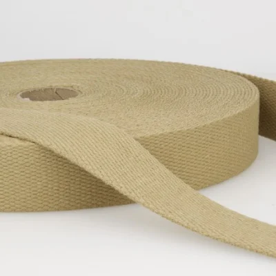 Sangle Coton 30 mm Jaune miel x1m