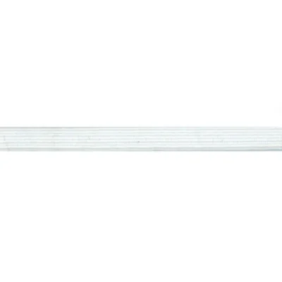 Elastique tubulaire polyester 6 mm Blanc x1m