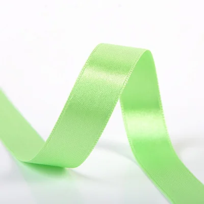 Ruban Satin double face 10 mm Vert x1m