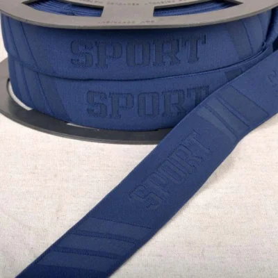 Elastique boxer SPORT 32 mm Bleu Marine x1m
