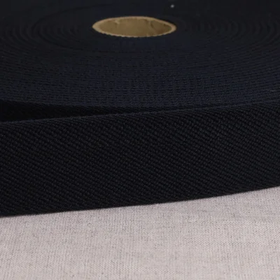 Elastique plat 33 mm Spécial ceinture Bleu marine x1m