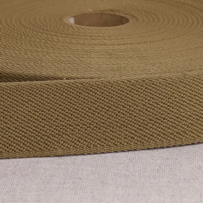 Elastique plat 33 mm Spécial ceinture Sable x1m