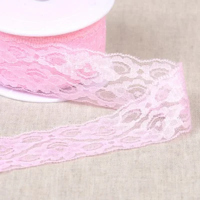 Dentelle Entre deux 45 mm - Rose Clair x1m