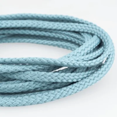 Cordon Tressé 5 mm - Bleu Lavande x1m