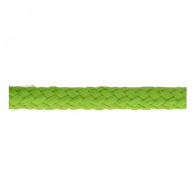 Cordon Tressé tubulaire 11 mm Vert pomme x1m