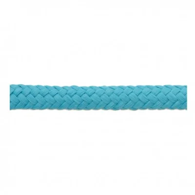 Cordon Tressé tubulaire 11 mm Bleu turquoise x1m