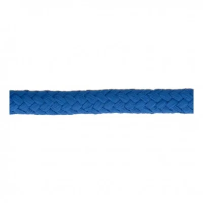 Cordon Tressé tubulaire 11 mm Bleu roi x1m