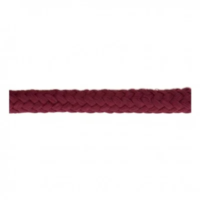 Cordon Tressé tubulaire 11 mm Bordeaux x1m