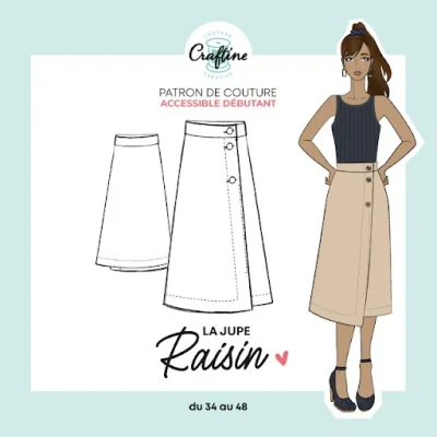 Patron Craftine Jupe Raisin