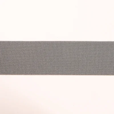 Ruban gros grain élastique ceinture 36 mm Frou-Frou - Gris foncé x1m