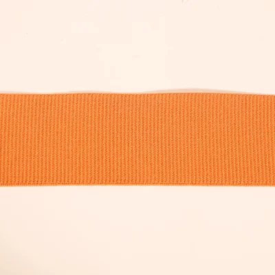 Ruban gros grain élastique ceinture 36 mm Frou-Frou - Orange x1m