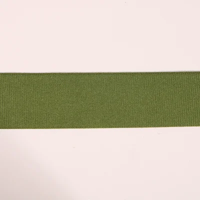 Ruban gros grain élastique ceinture 36 mm Frou-Frou - Vert x1m