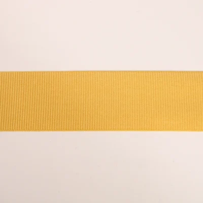 Ruban gros grain élastique ceinture 36 mm Frou-Frou - Jaune x1m