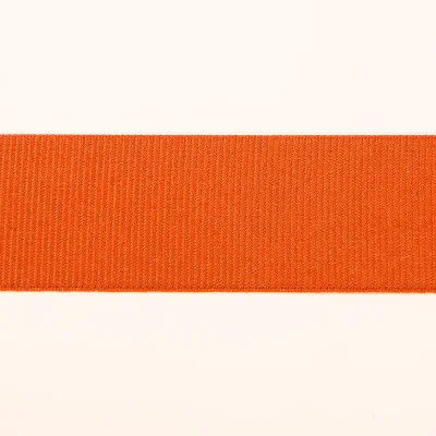 Ruban gros grain élastique ceinture 36 mm Frou-Frou - Orange foncé x1m