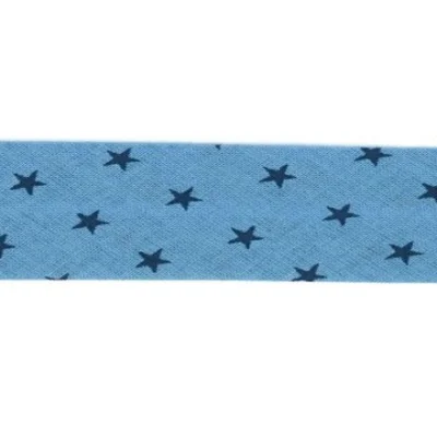 Biais étoiles Frou-Frou Bleu ciel