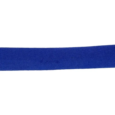 Biais replié Jersey 20 mm Bleu royal x1m