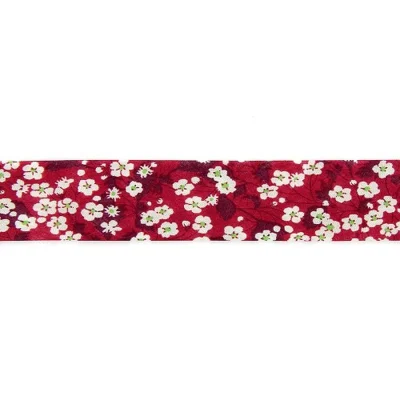 Biais Liberty of London 20 mm Mitsi rouge x1m