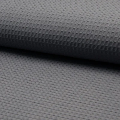 Tissu Nid d&#039;abeille Gris anthracite - Par 10 cm