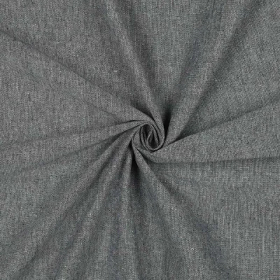 Tissu Coton fil teint Louis sur fond Noir - Par 10 cm