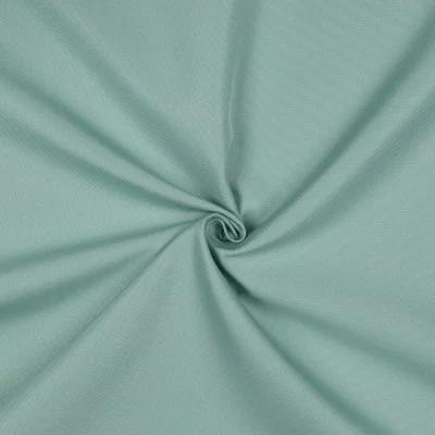 Tissu Piqué Polyester Imperméable uni Vert menthe - Par 10 cm