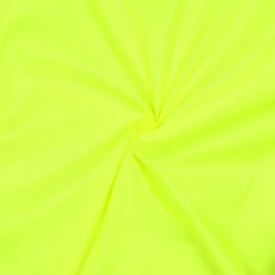 Tissu Imperméable réfléchissant uni Jaune fluo - Par 10 cm