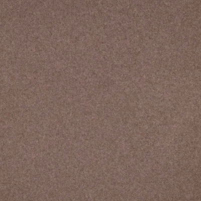Tissu Maille Polaire douce Bio uni Brun - Par 10 cm