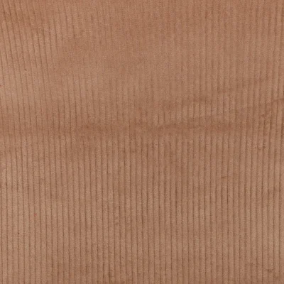 Tissu Velours Grosses côtes Marron clair x10cm