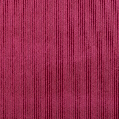 Tissu Velours Grosses côtes Lie de Vin - Par 10 cm