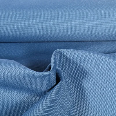 Tissu Piqué Polyester Imperméable uni Bleu pétrole - Par 10 cm