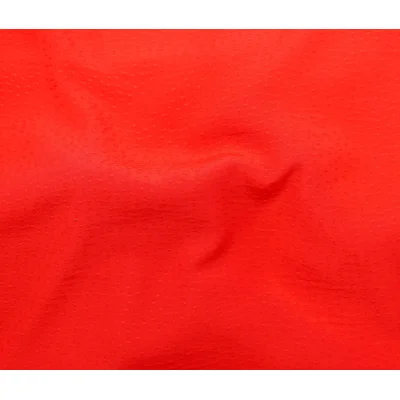 Tissu Viscose Rajah sur fond Rouge - Par 10 cm