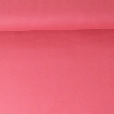 Tissu Flanelle de Coton Jasmine  uni  Vieux rose - Par 10 cm