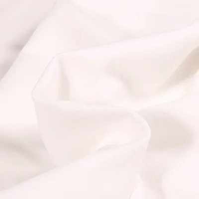 Tissu Voile de Coton Texturée sur fond Blanc - Par 10 cm