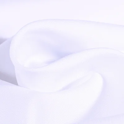 Tissu Burlington Grande largeur uni Blanc - Par 10 cm