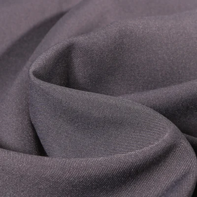 Tissu Burlington Grande largeur uni Gris anthracite - Par 10 cm