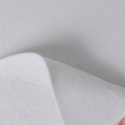 Tissu Feutrine épaisse 90 cm uni Blanc - Par 10 cm