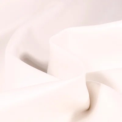 Tissu Simili cuir souple et épais uni Roma Blanc - Par 10 cm