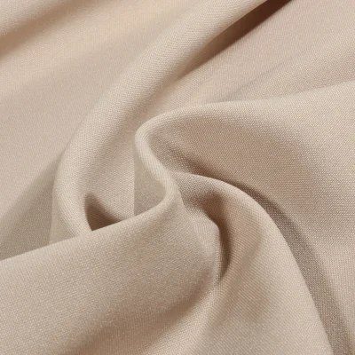 Tissu Burlington uni Beige sable - Par 10 cm