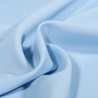Tissu Burlington uni Bleu ciel - Par 10 cm
