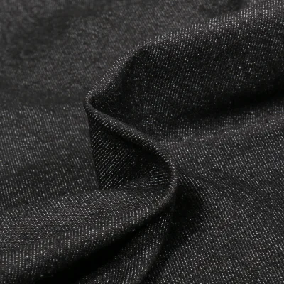 Tissu Jean stretch Craftine Noir - Par 10 cm