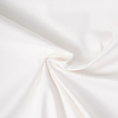 Tissu Gabardine Stretch Ecru - Par 10 cm