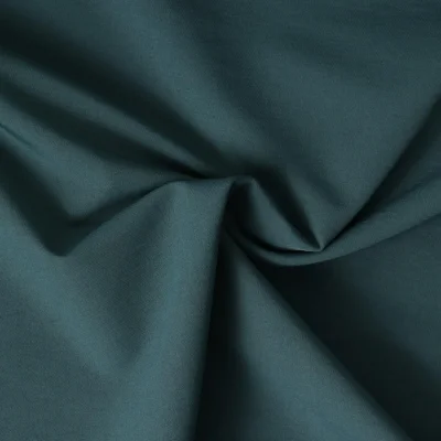 Tissu Crêpe Scuba extensible Nayeli uni Bleu canard - Par 10 cm
